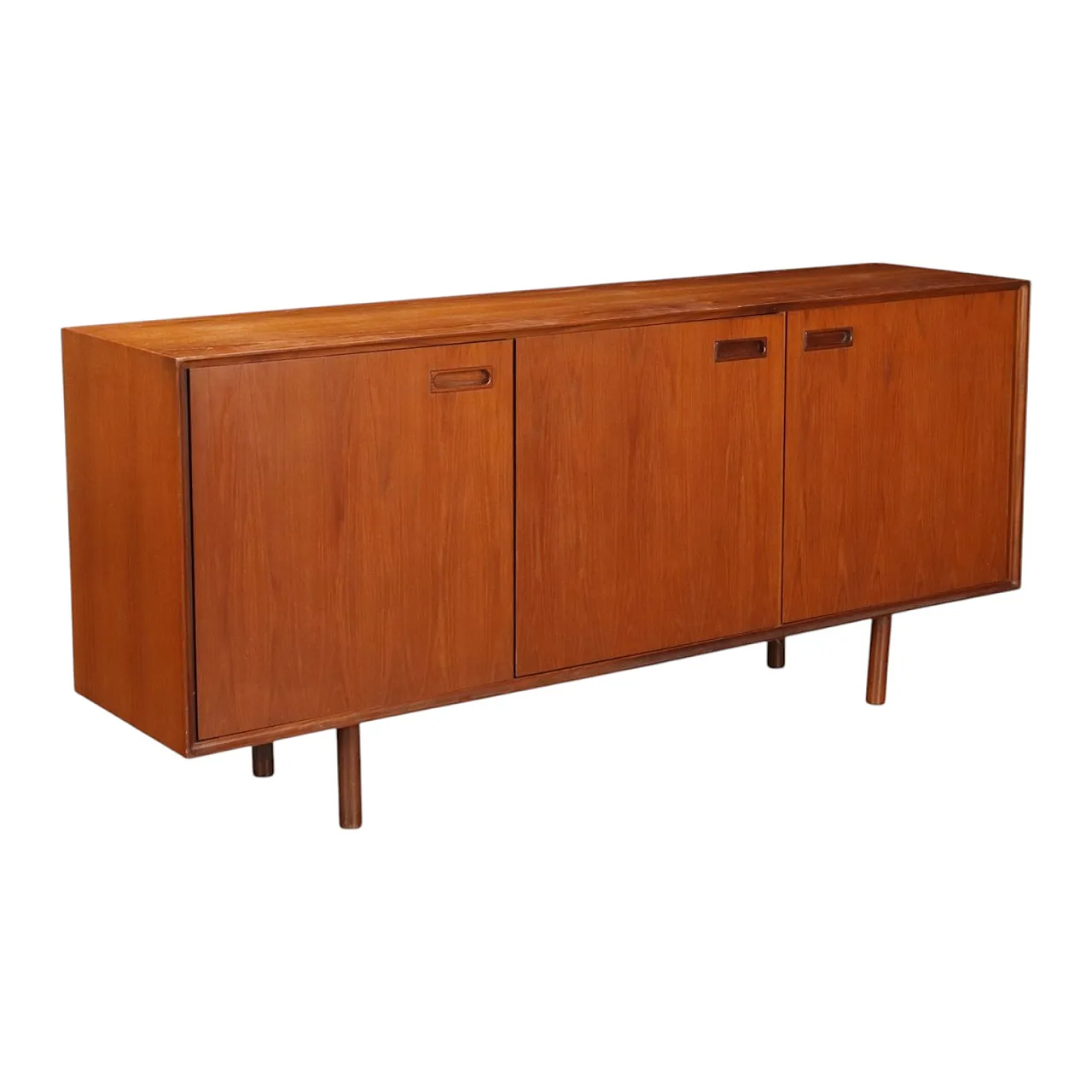 Teak veneer sideboard with drawers, 1960s 1