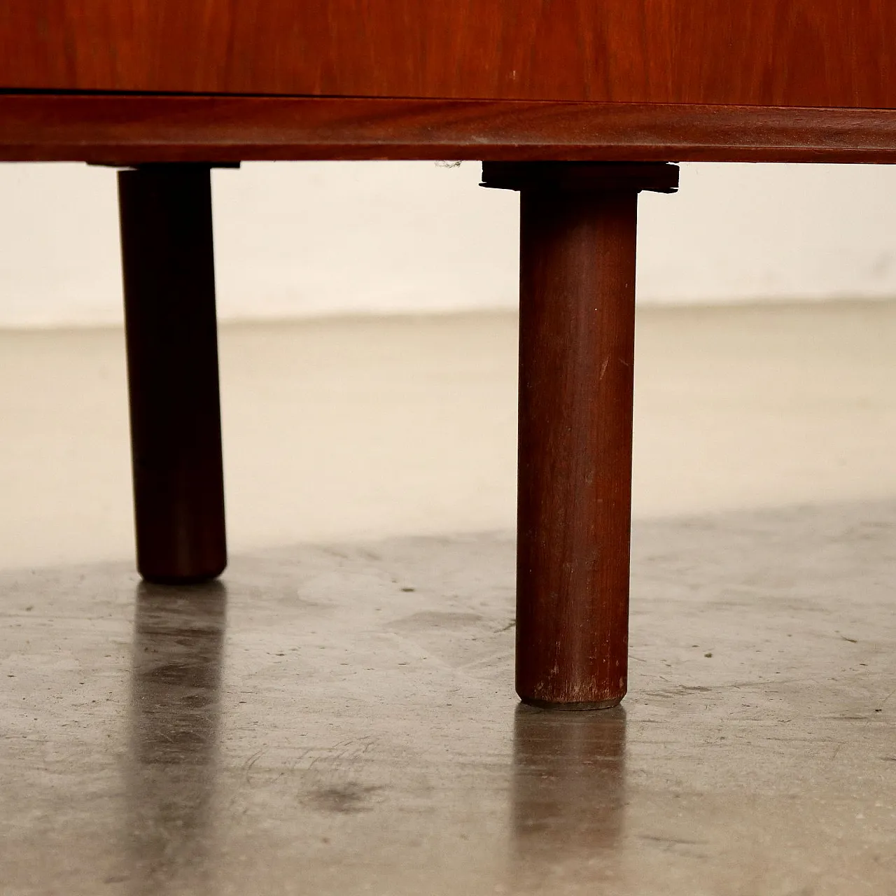 Teak veneer sideboard with drawers, 1960s 7
