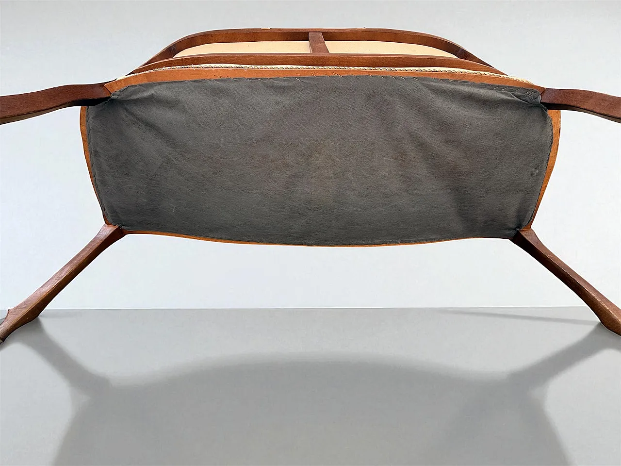 Wooden sofa and French style tapestry, 1940s 9