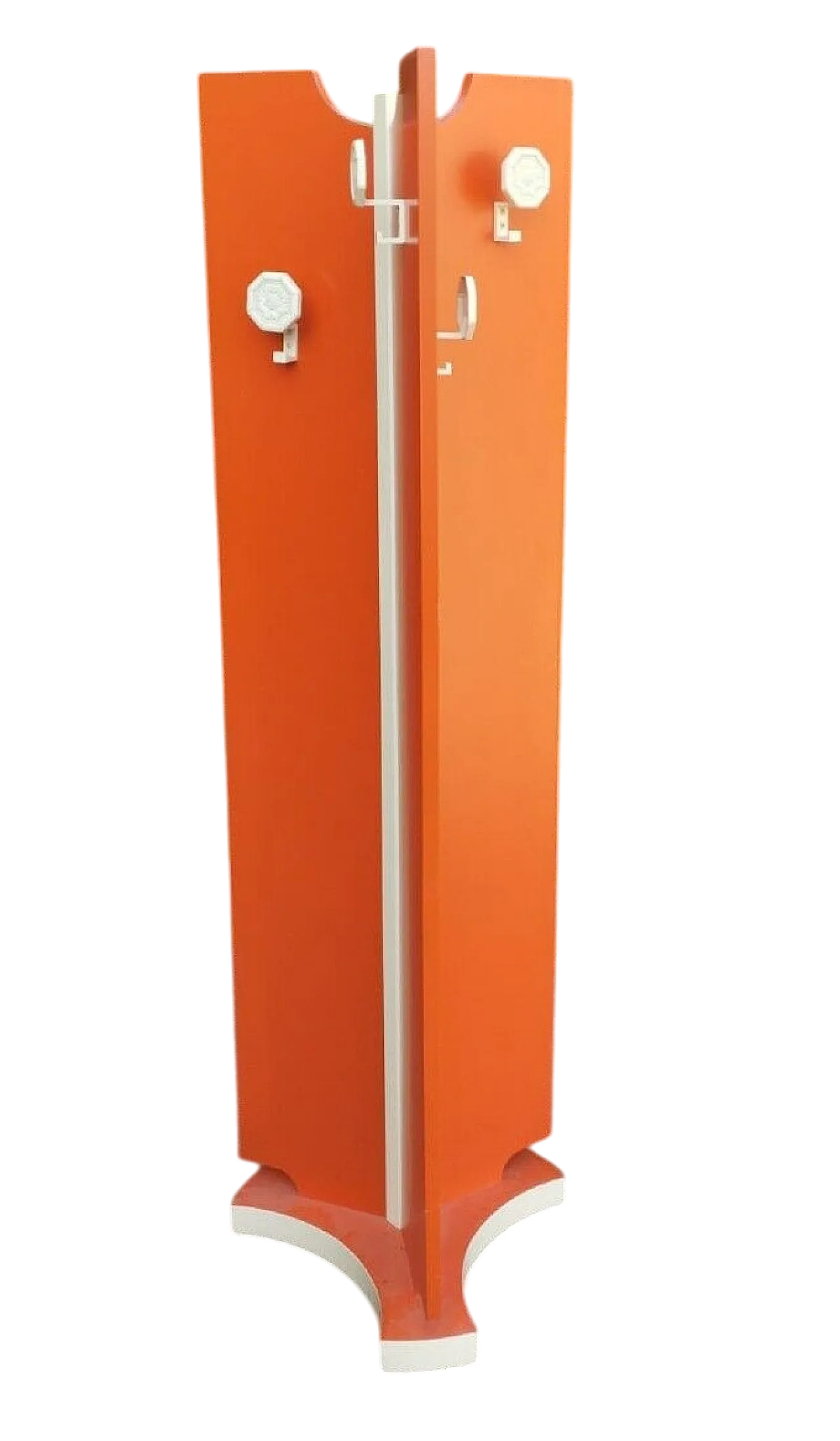 Wooden clothes rack, 1970s 10