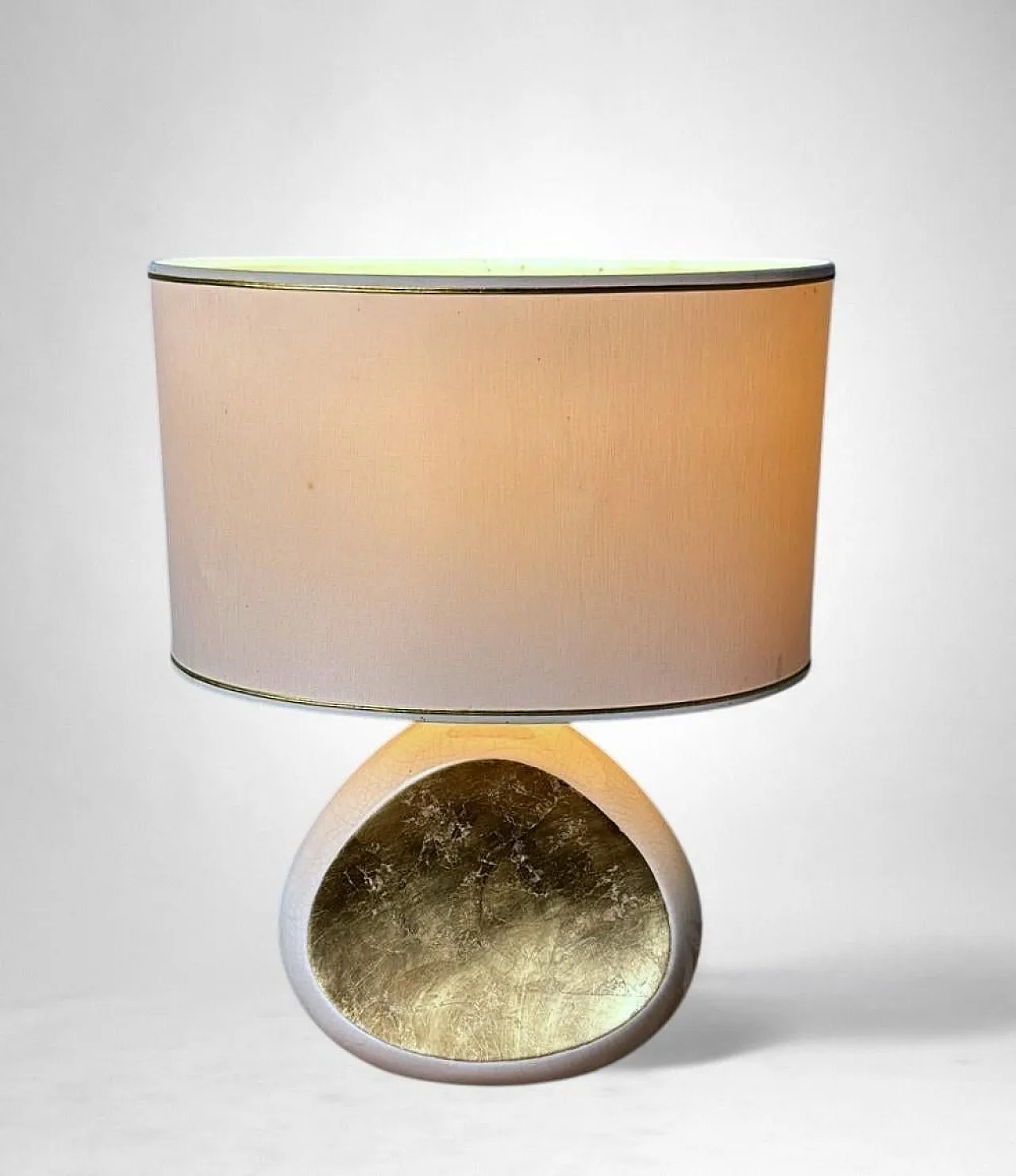 Lampada da tavolo Le Dauphin in porcellana, anni '70 6