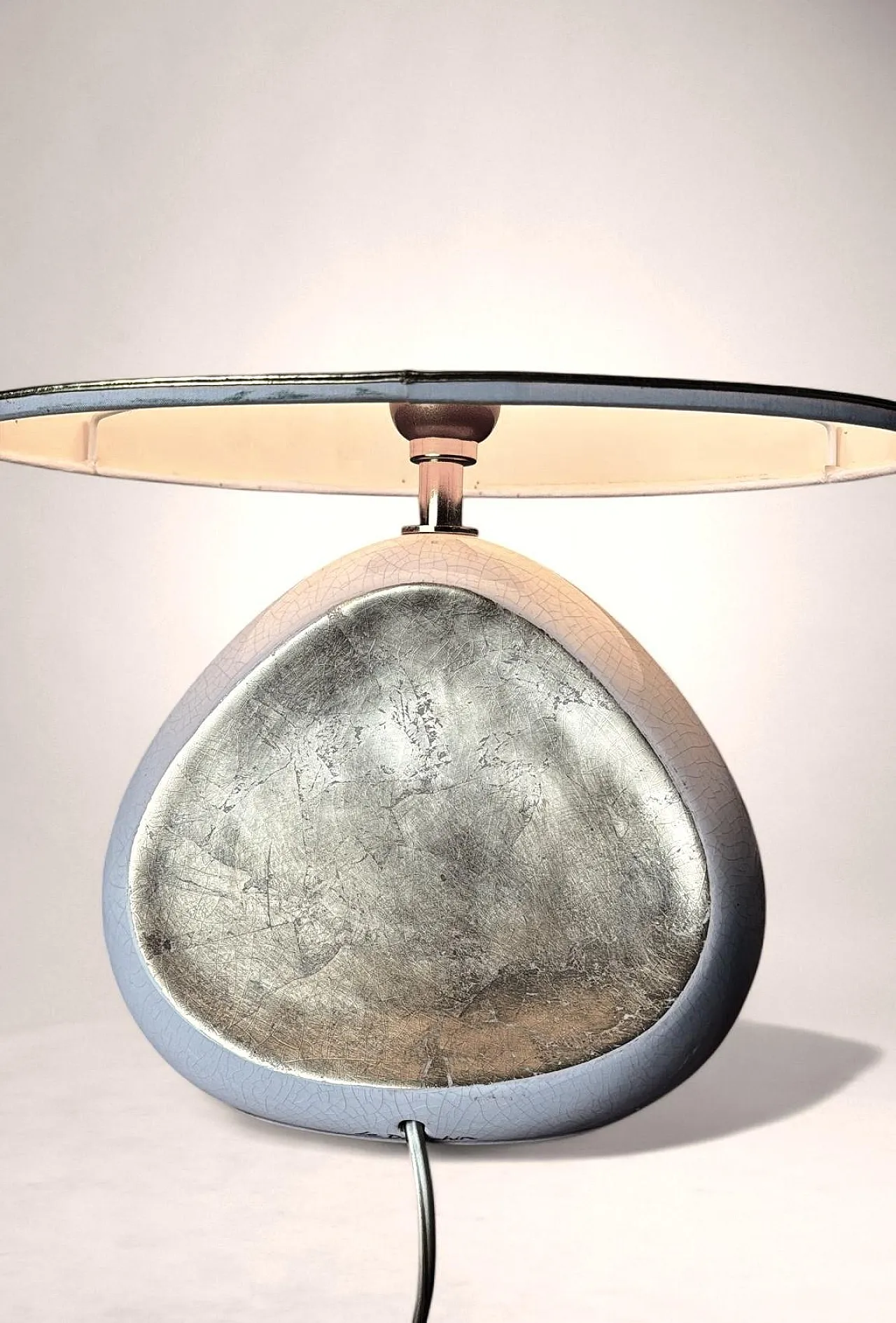 Lampada da tavolo Le Dauphin in porcellana, anni '70 10