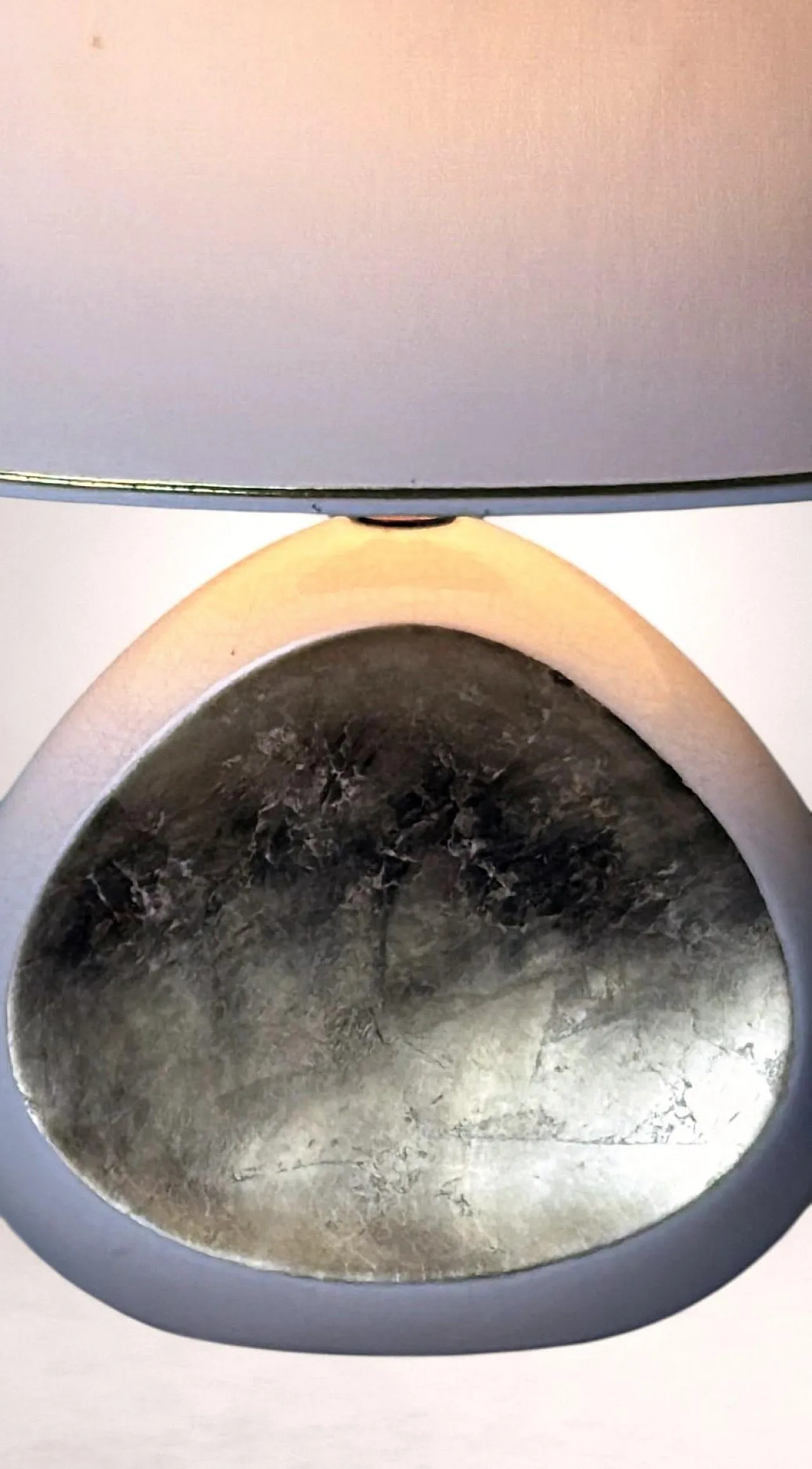 Lampada da tavolo Le Dauphin in porcellana, anni '70 11