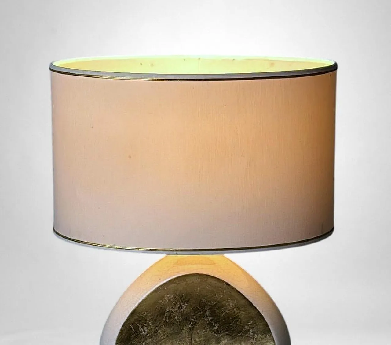 Lampada da tavolo Le Dauphin in porcellana, anni '70 12