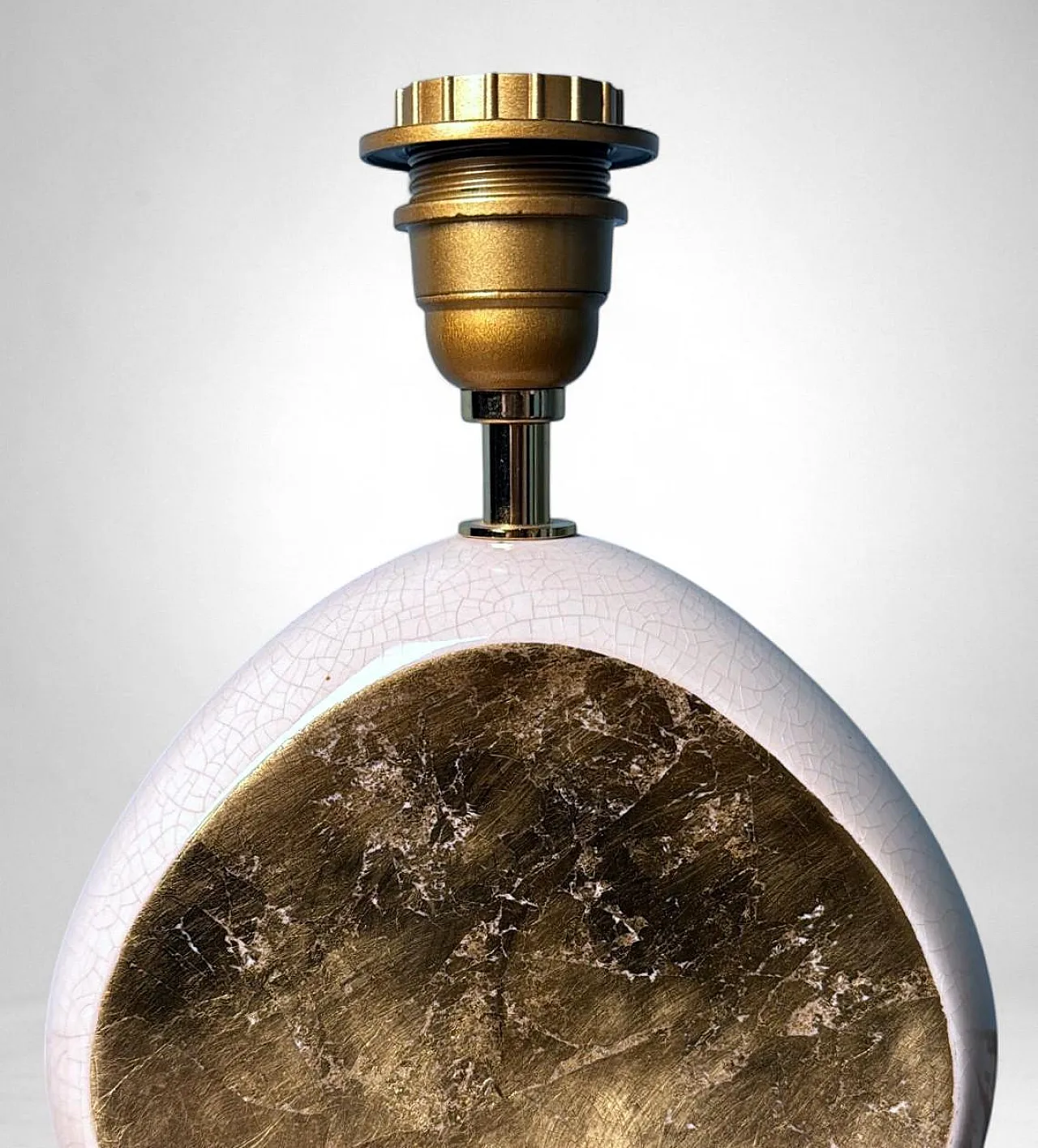 Lampada da tavolo Le Dauphin in porcellana, anni '70 18