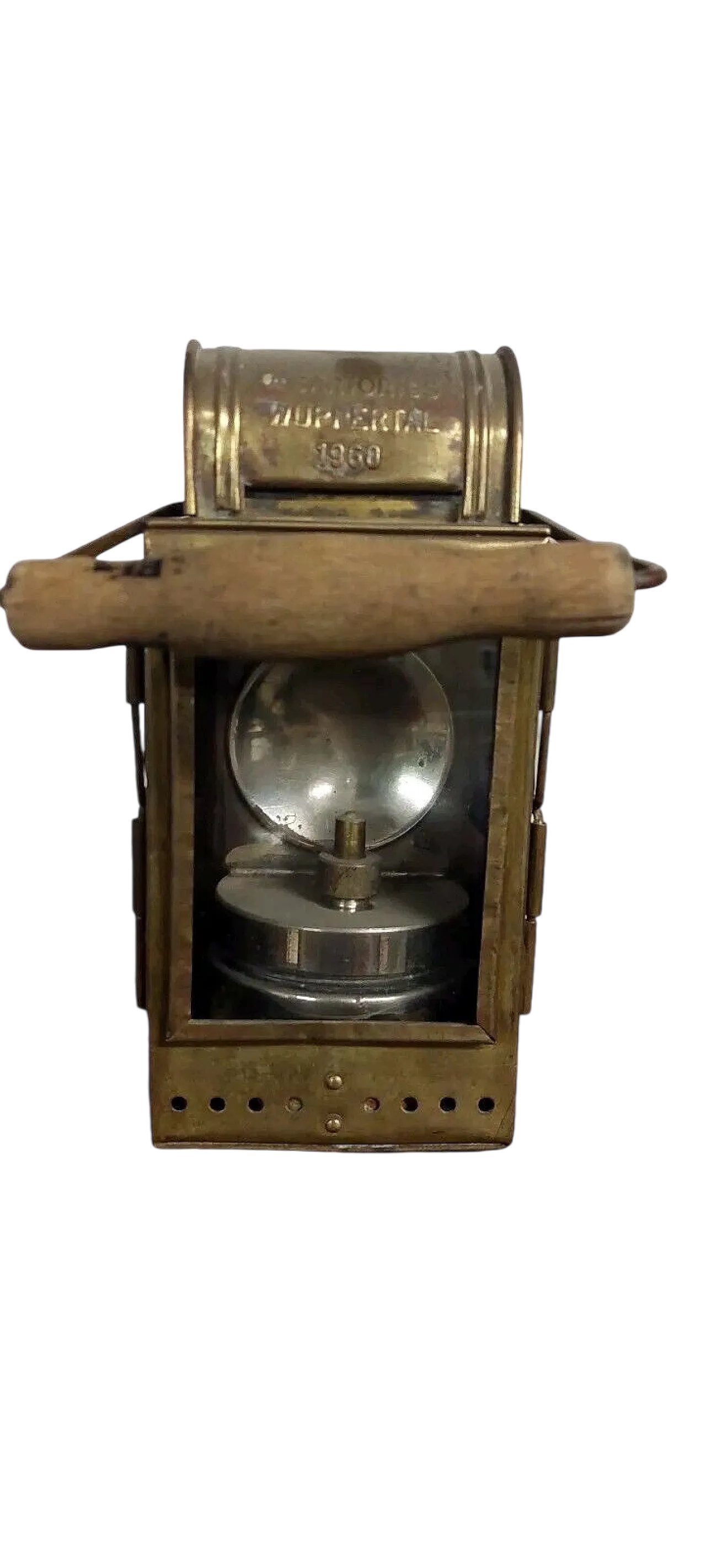 A. Sartorius Wuppertal lamp in brass and colored glass, 1960s 13