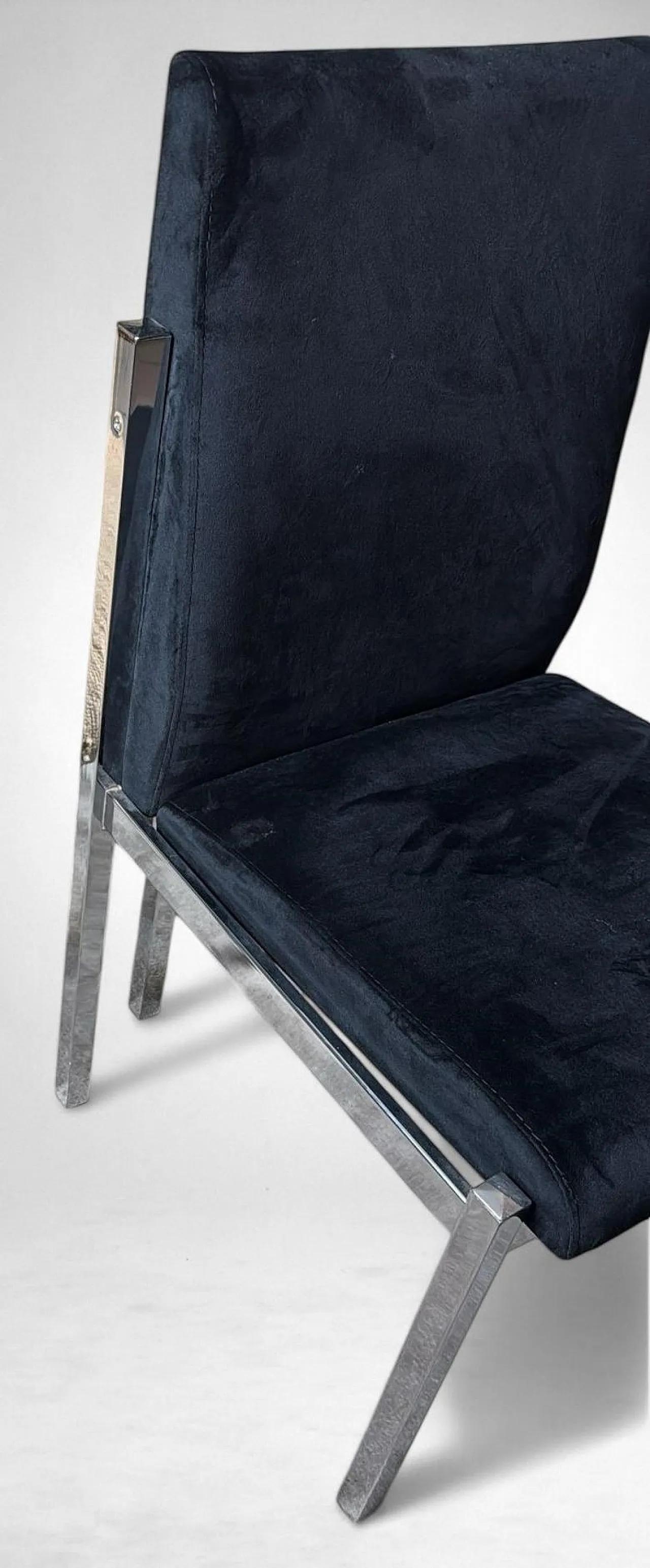 6 Sedie da pranzo cromate, anni '60 13