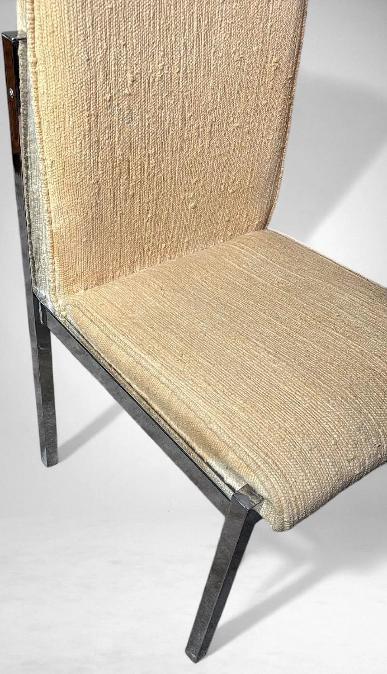 6 Sedie da pranzo cromate, anni '60 16