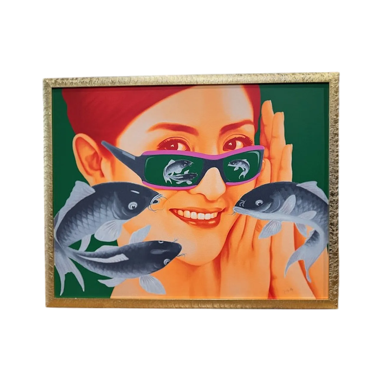 China Girl, serigrafia di Xu De Qi, anni 2000 7