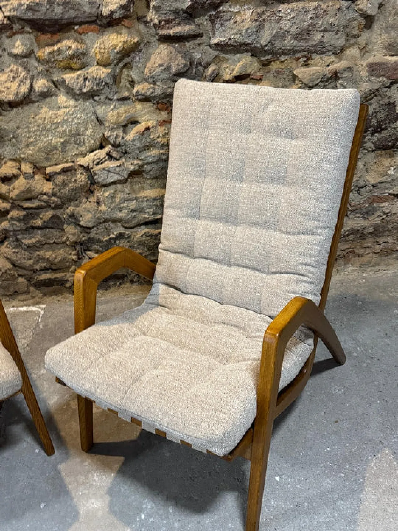 Pair of armchairs by Jan Vaněk, 1940s 13
