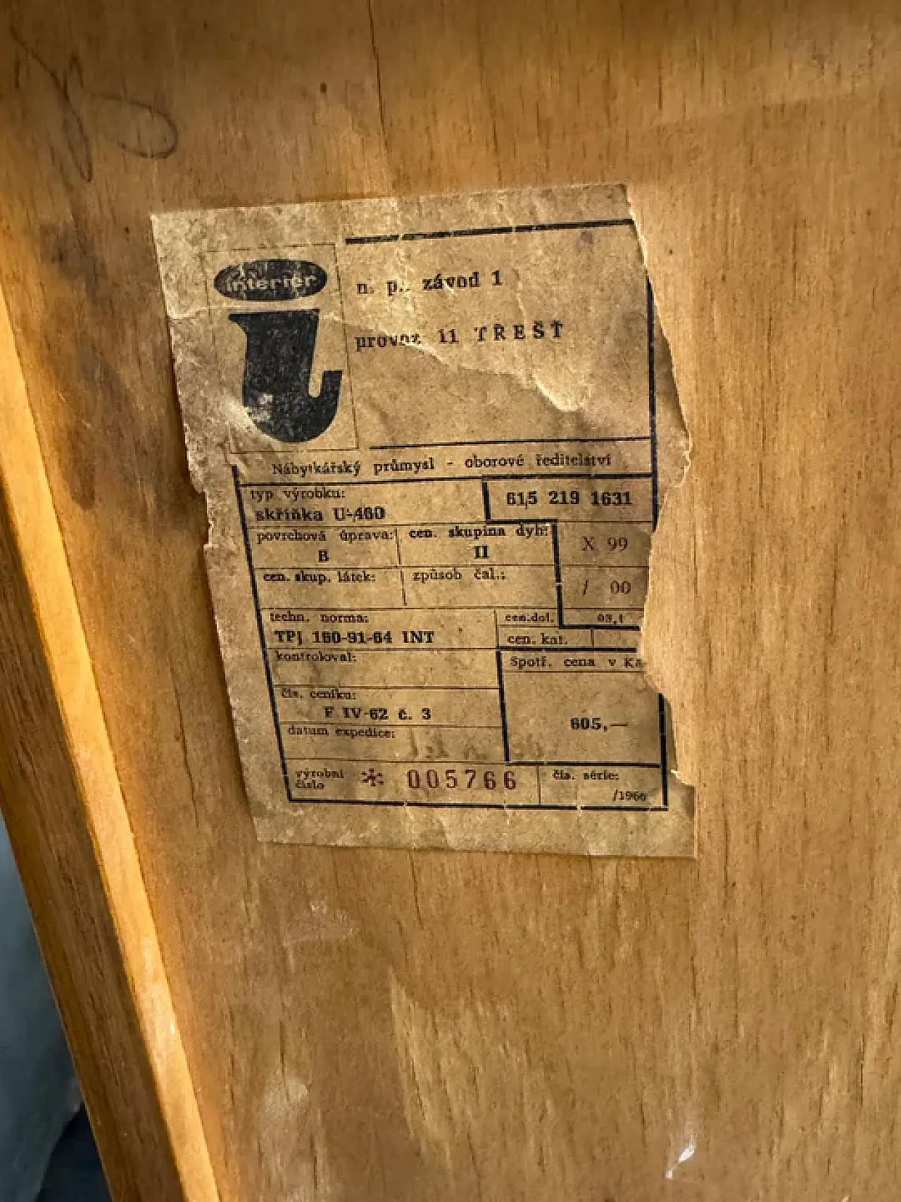 U-460 sideboard by Jiri Jiroutek for Interier Praha, 1960s 6