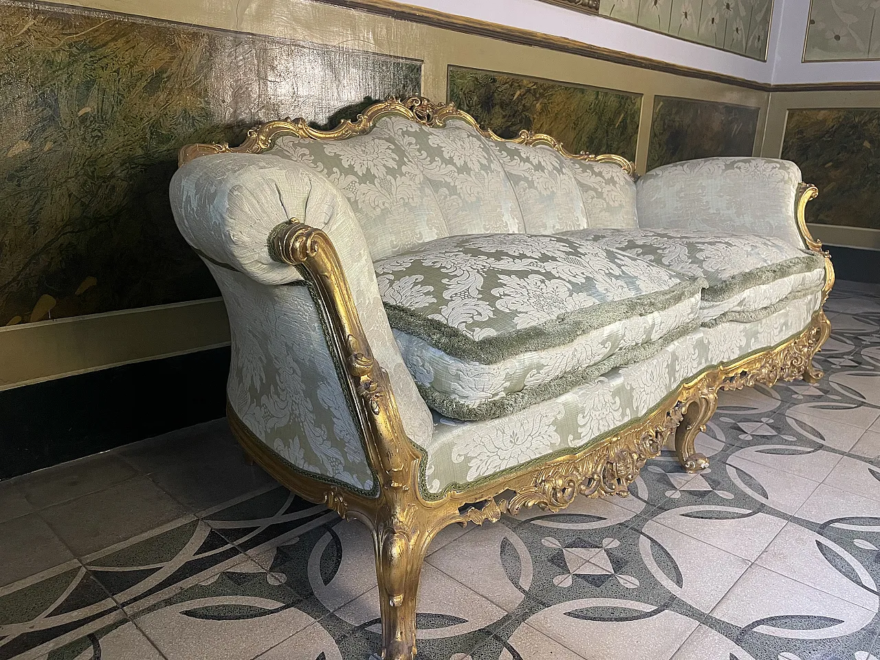 Divano Barocco veneziano, '700 2