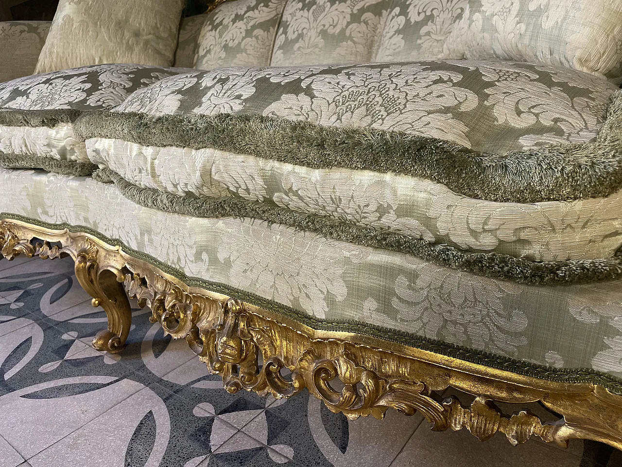 Divano Barocco veneziano, '700 3