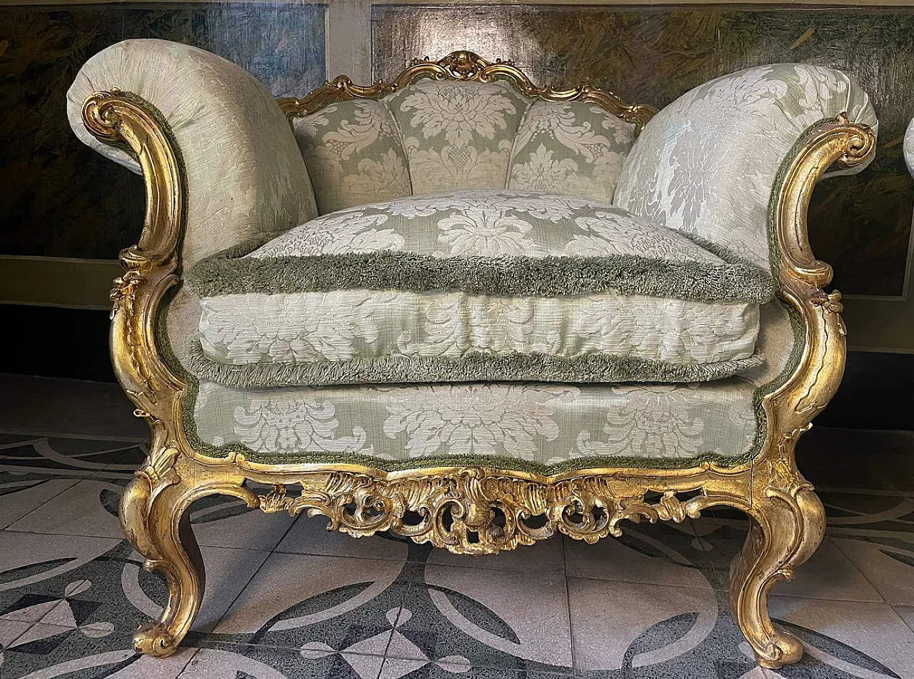 Coppia di Poltrone Luigi XVI, '800 3