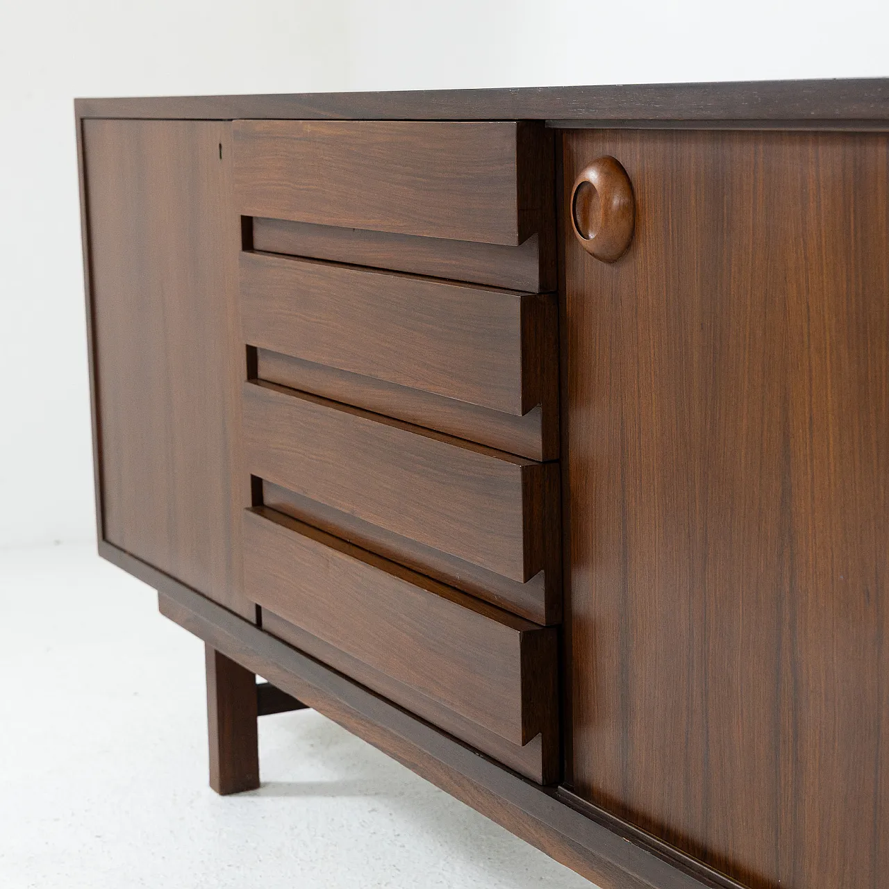 Teak wood sideboard, 1960s 4