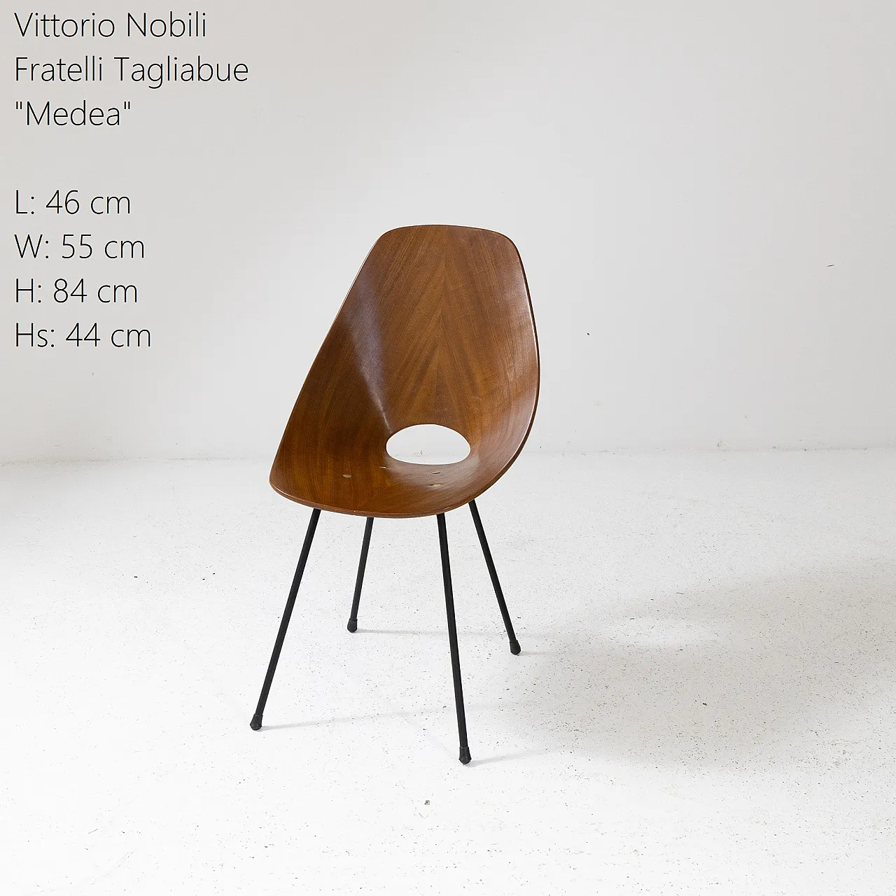 Sedia Medea di Vittorio Nobili per Fratelli Tagliabue, anni ’50 1