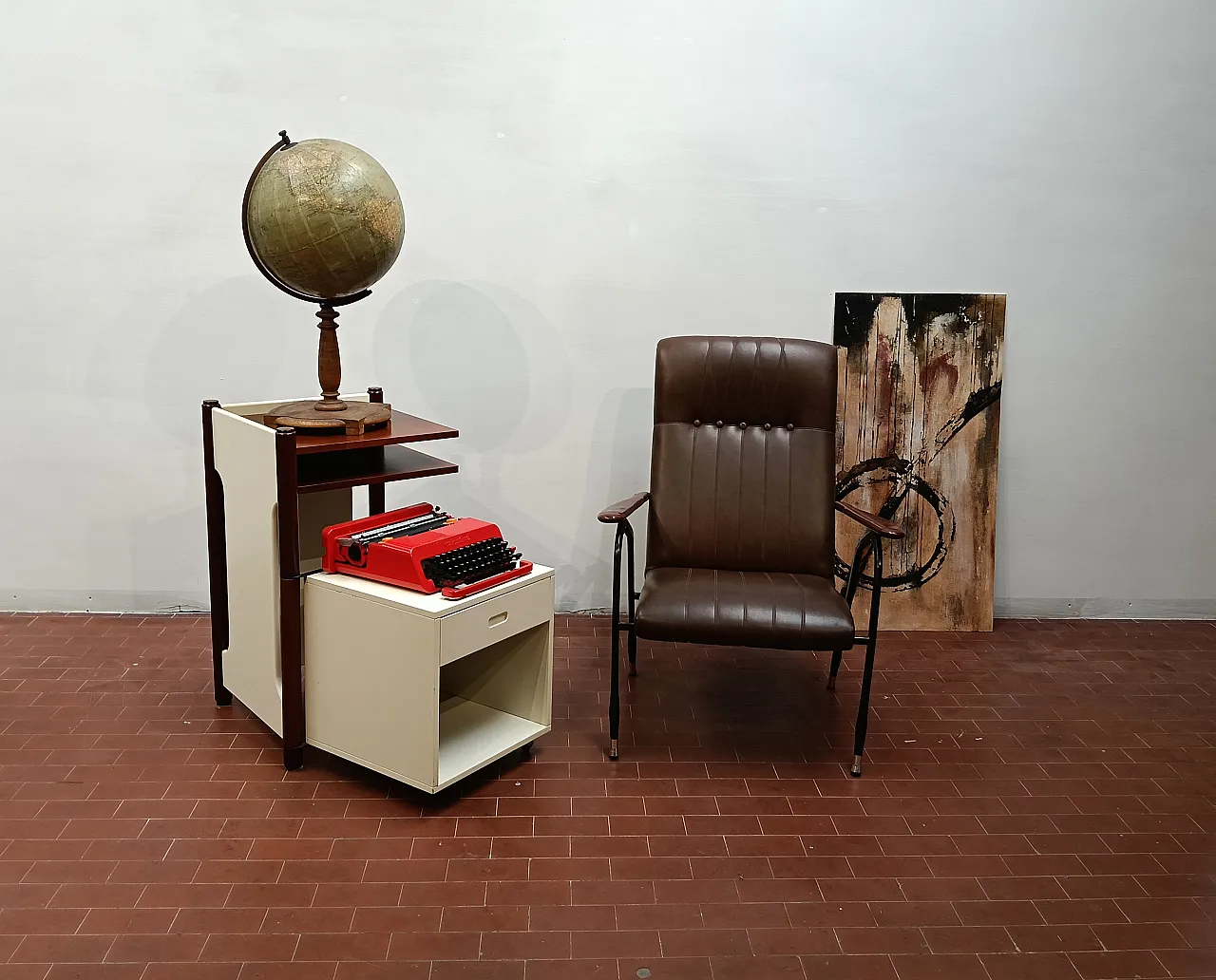 Scaffaletto  portatelefono anni '60 6