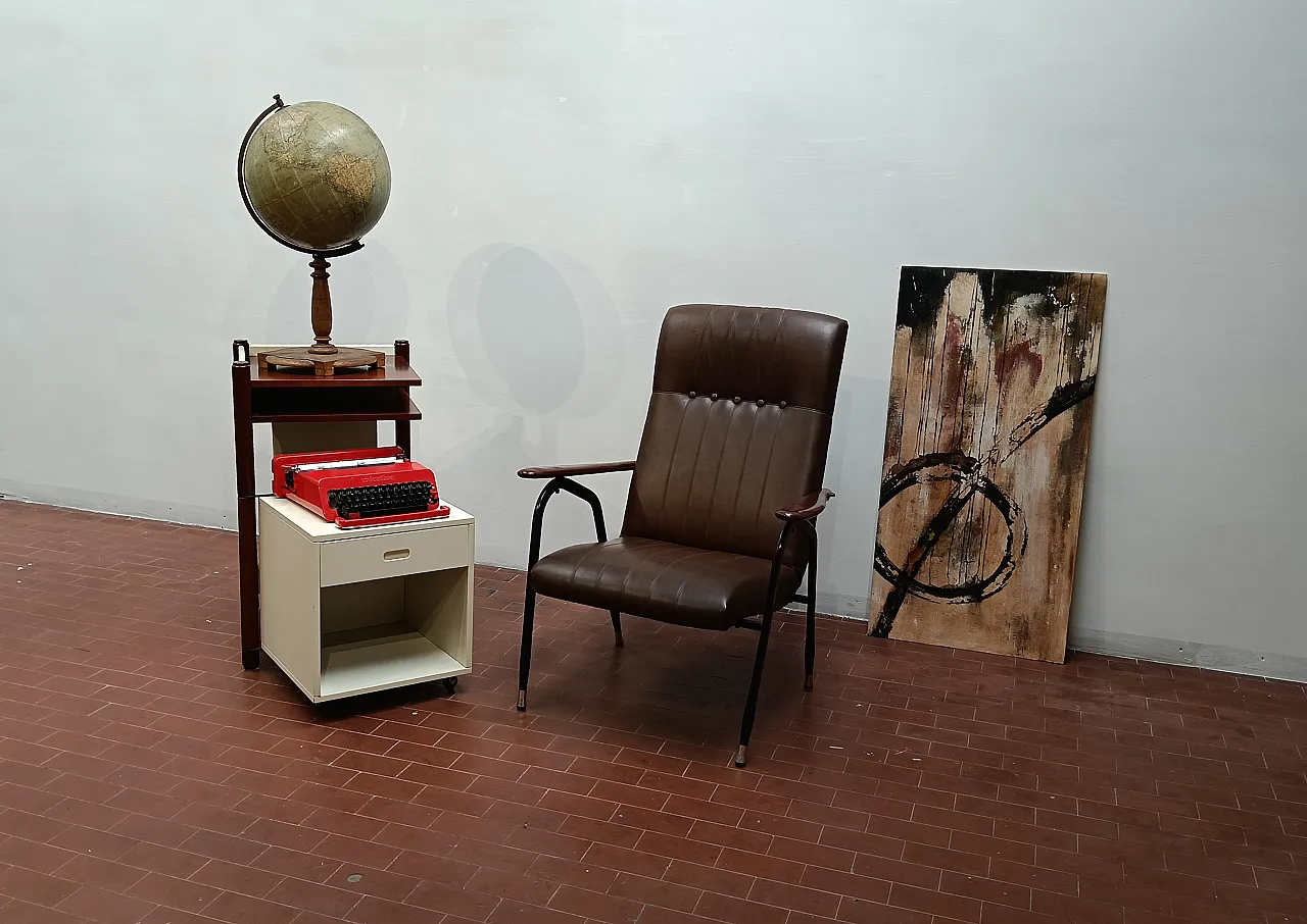 Scaffaletto  portatelefono anni '60 32