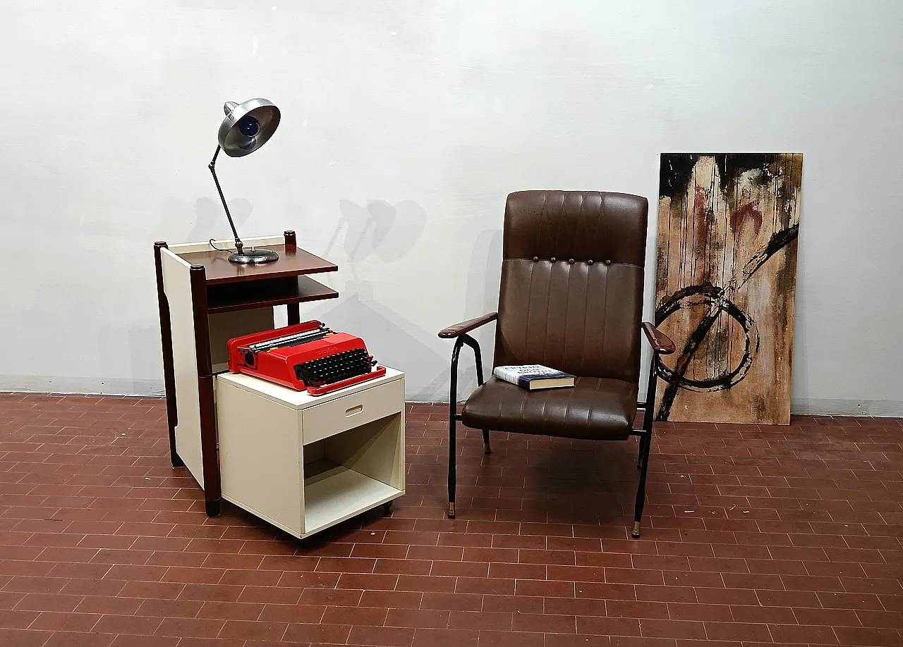 Scaffaletto  portatelefono anni '60 37