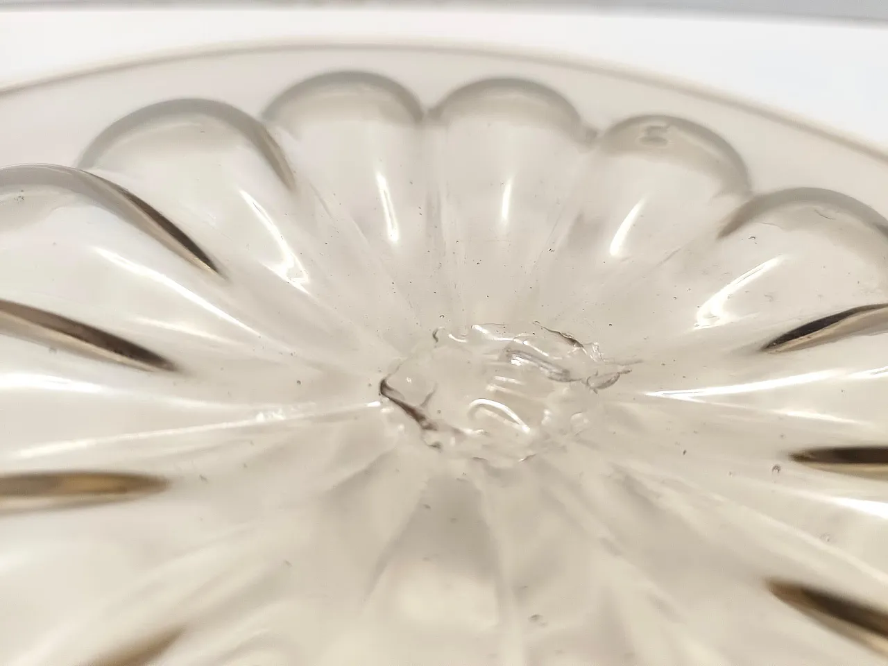 Murano Glass and Wrought Iron Cake Stand attr. to Vittorio Zecchin, Italy 9