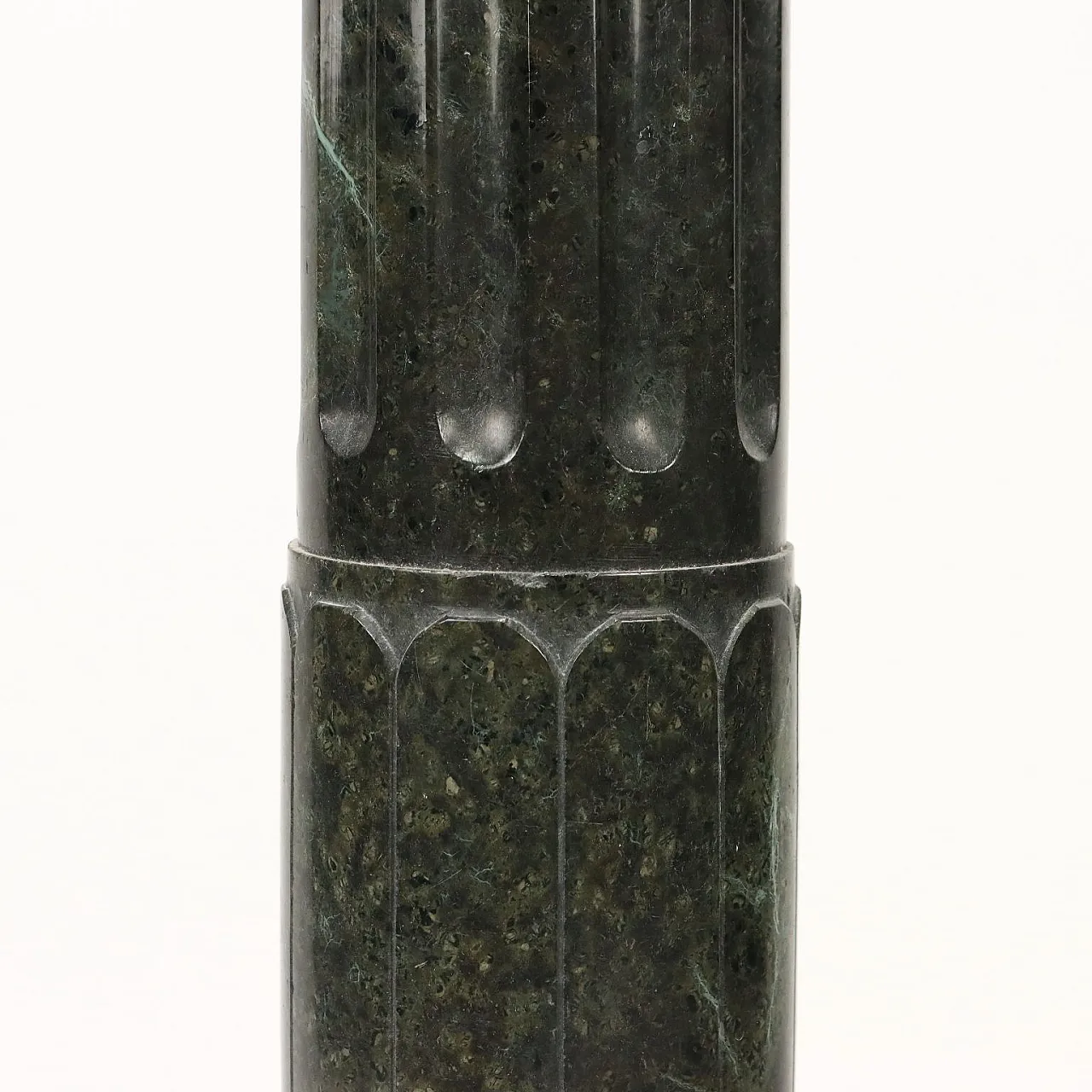 Colonna reggibusto in marmo verde serpentino 3