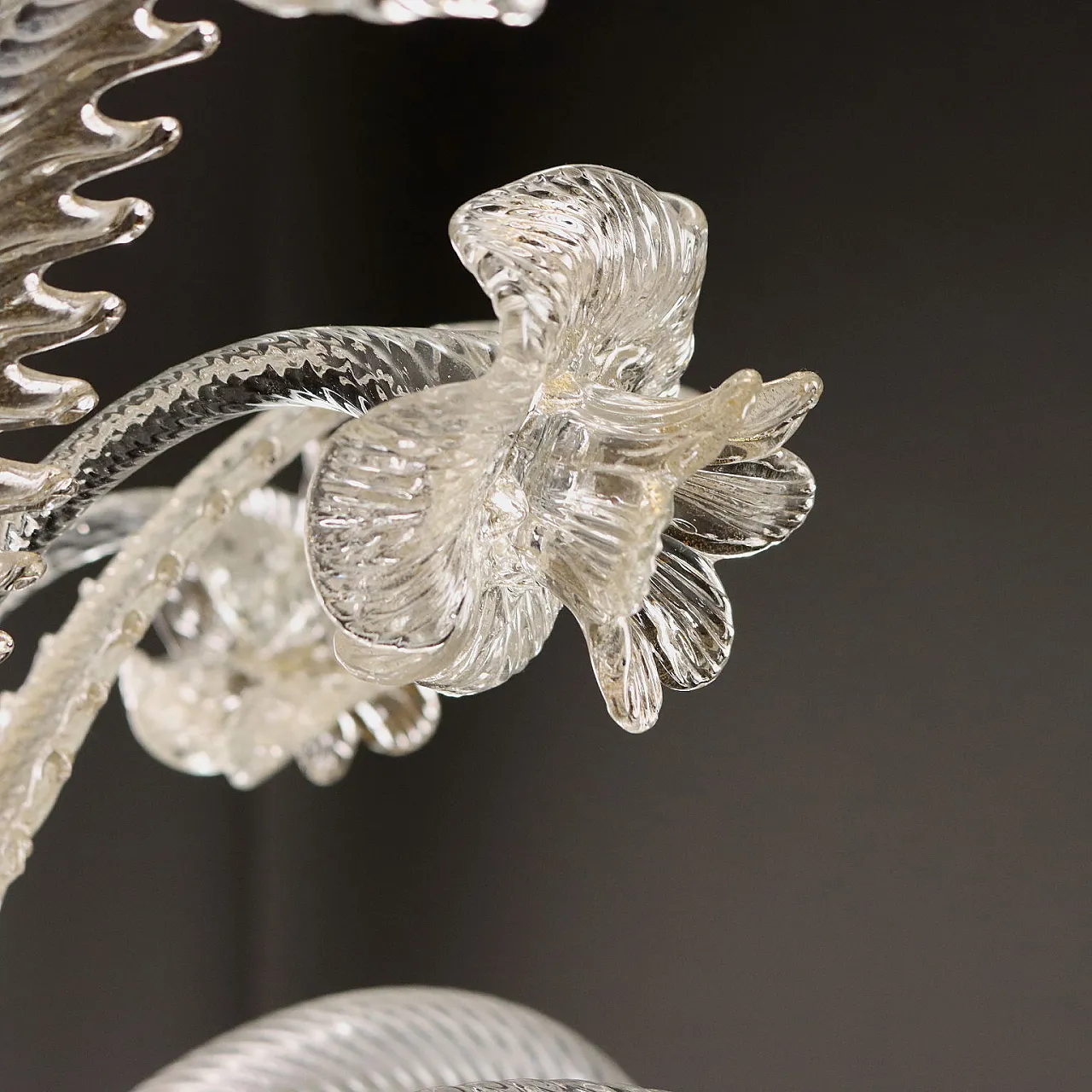Chandelier in Murano glass with 8 lights, 20th century 6