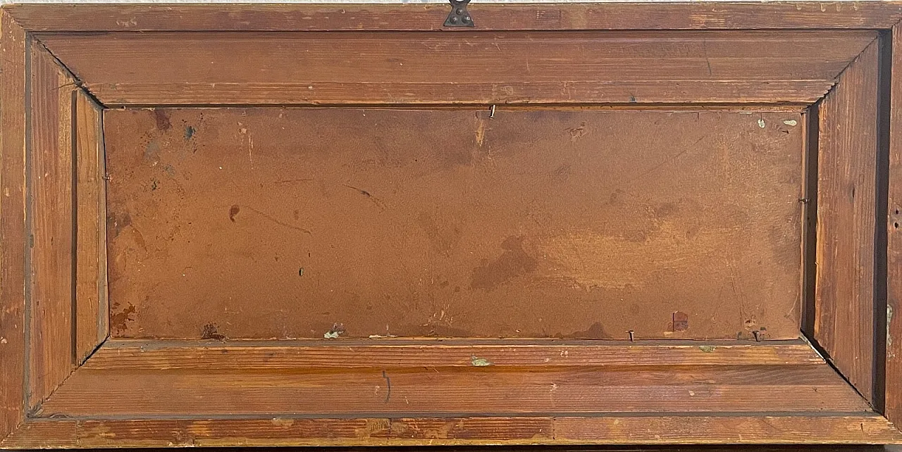 Mountain landscape, oil on canvas, late 19th century 6