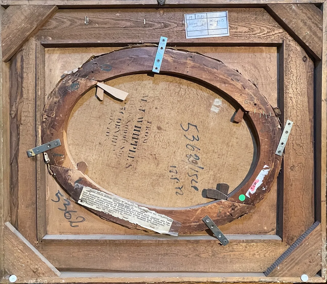 Scena d'inverno di David Cox, olio su tela, '900 7