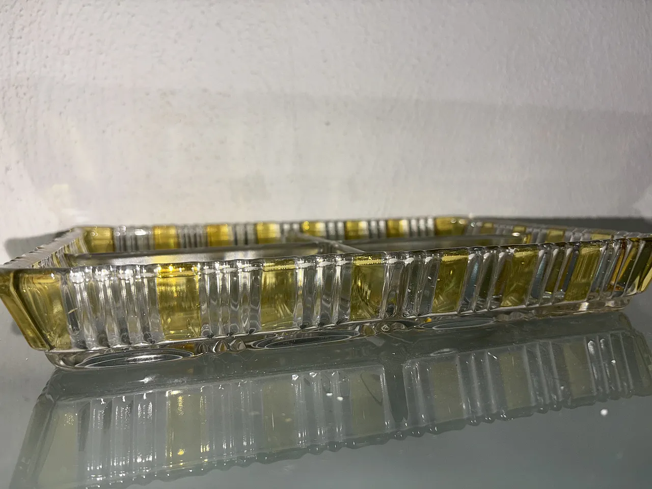Vassoio vetro anni 50 4