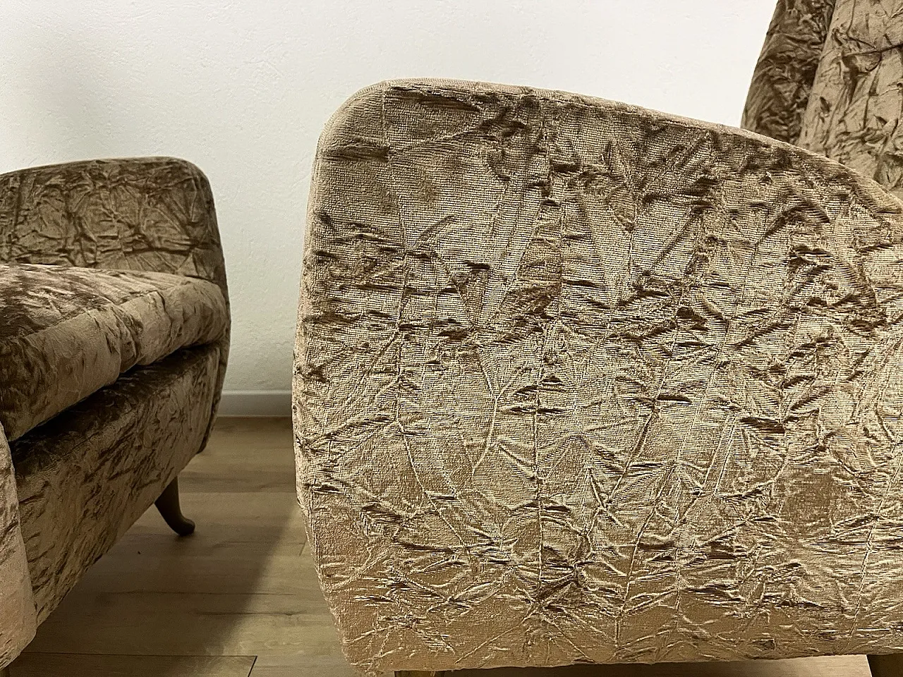 Pair of 408 armchairs by Gio Ponti for ISA, 1950s 14