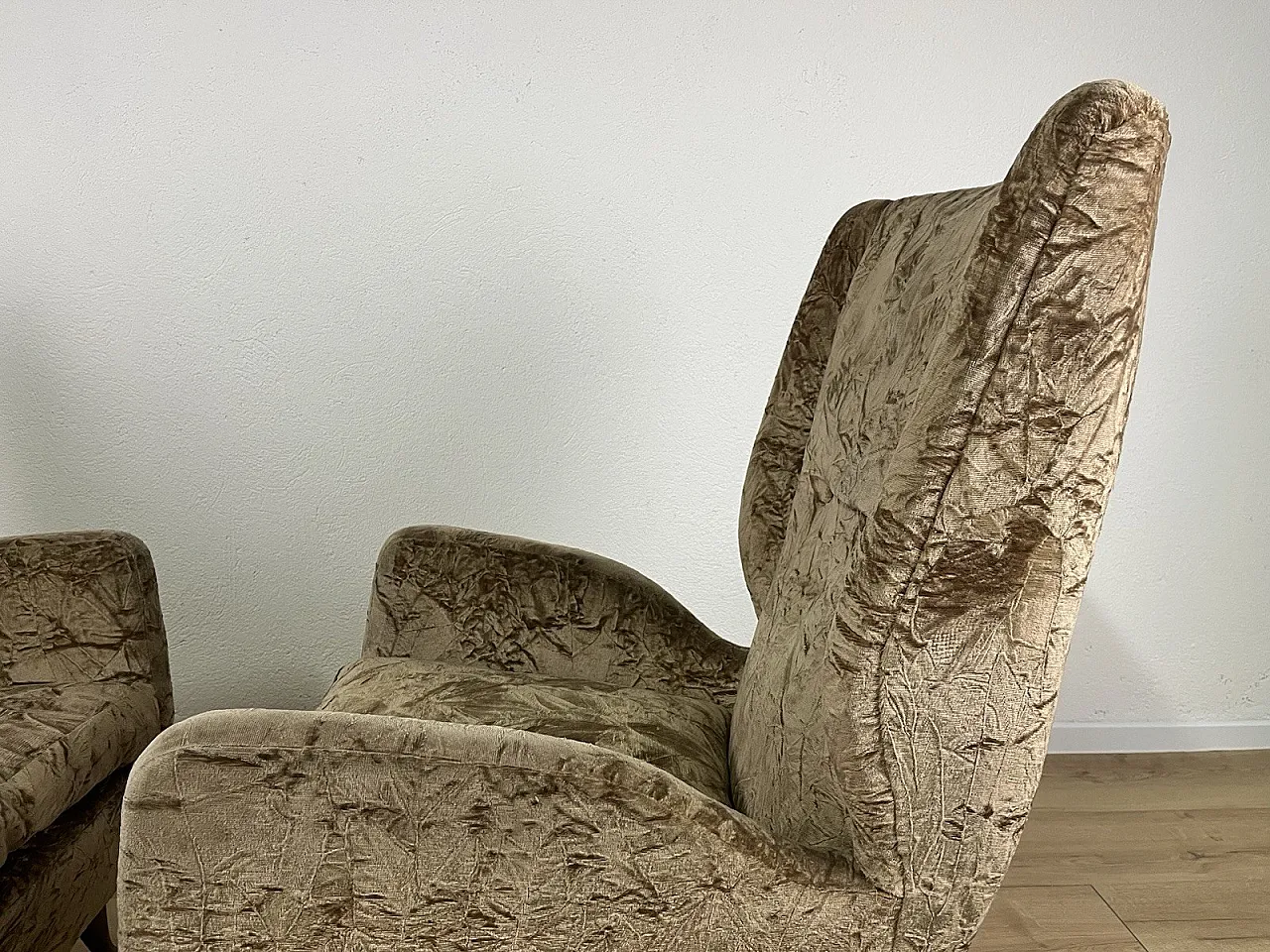 Pair of 408 armchairs by Gio Ponti for ISA, 1950s 16