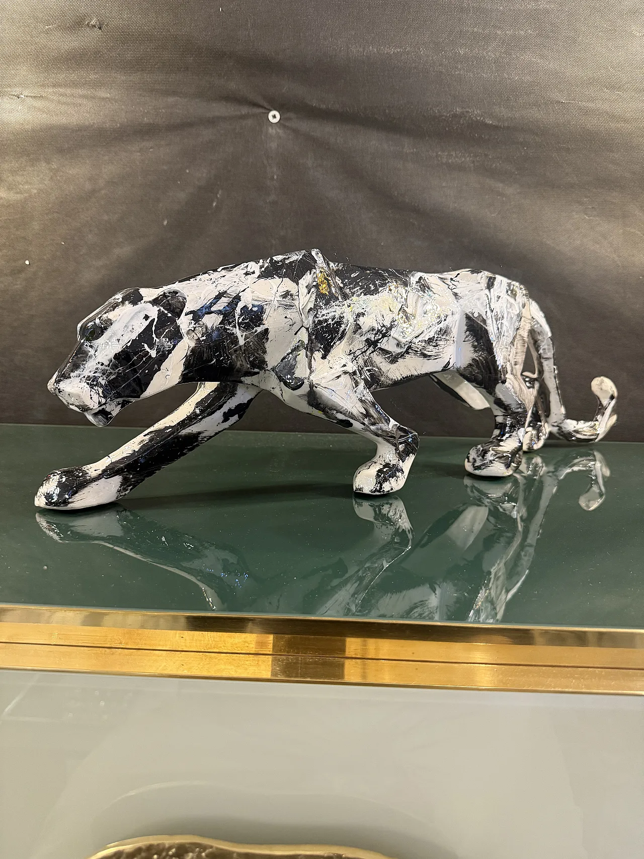 Silvio Formichetti Pantera in resina, 2000 1