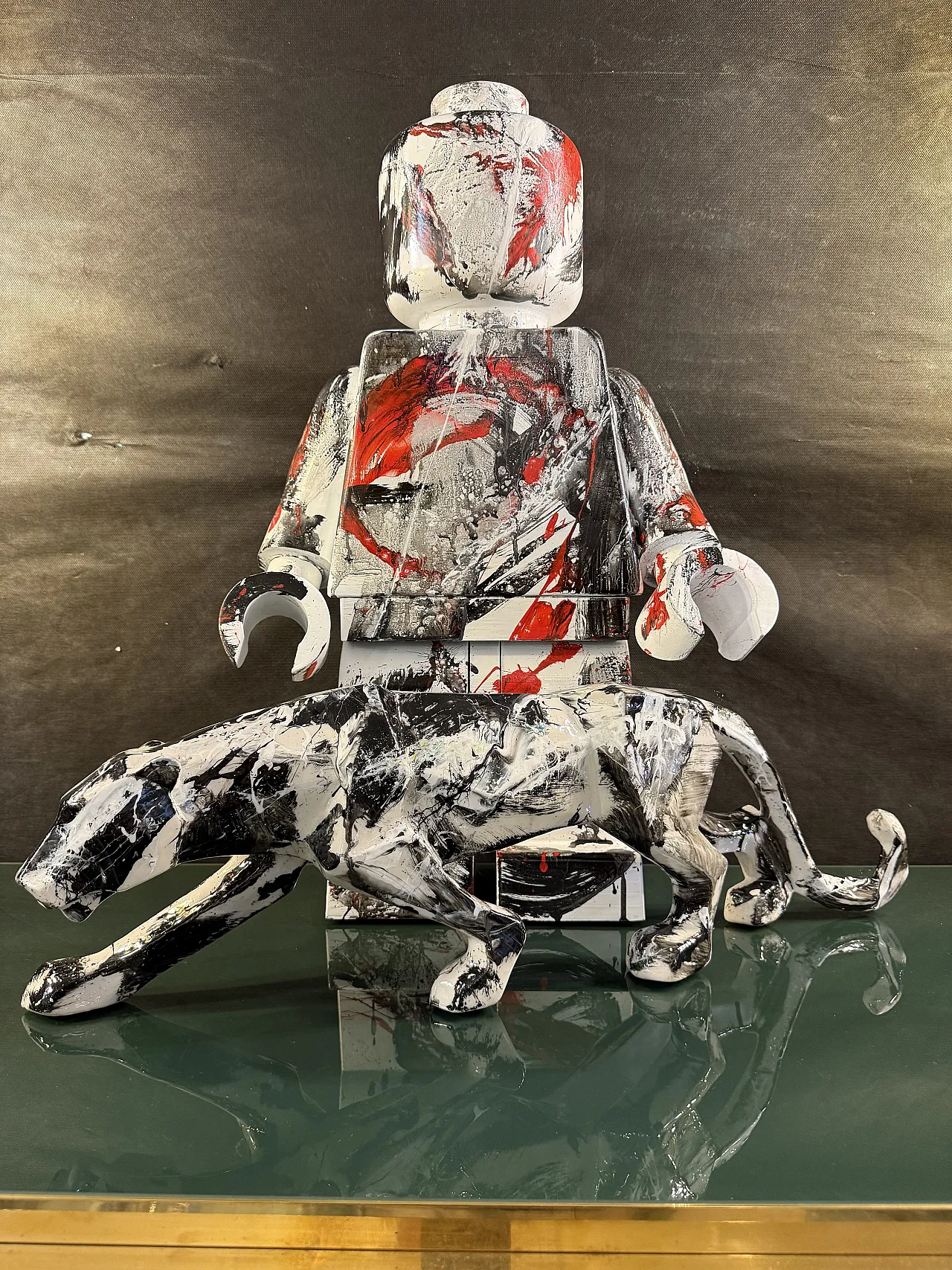 Silvio Formichetti Pantera in resina, 2000 12