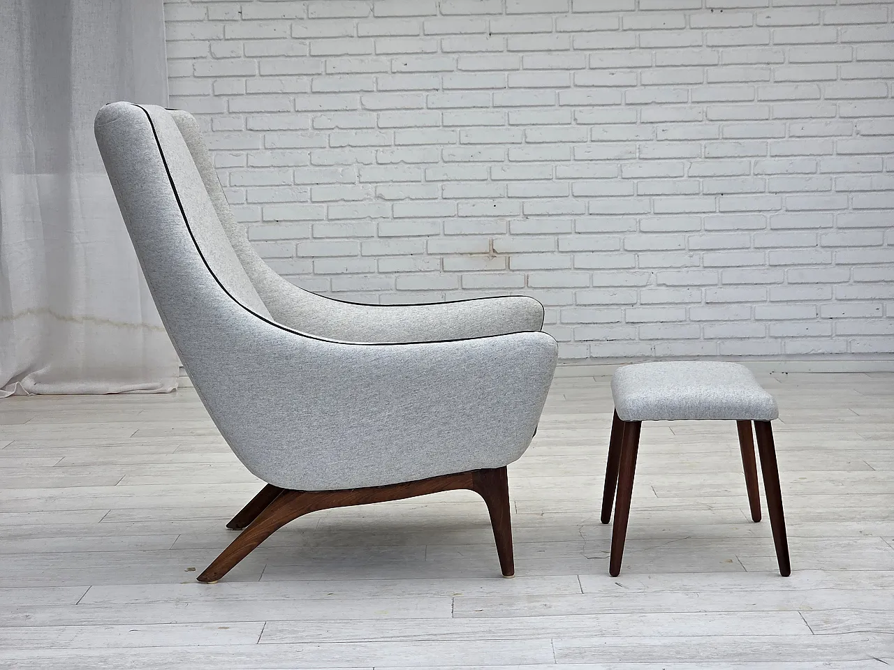 Stool model ML 140 by Illum Wikkelsø, 1960s 4