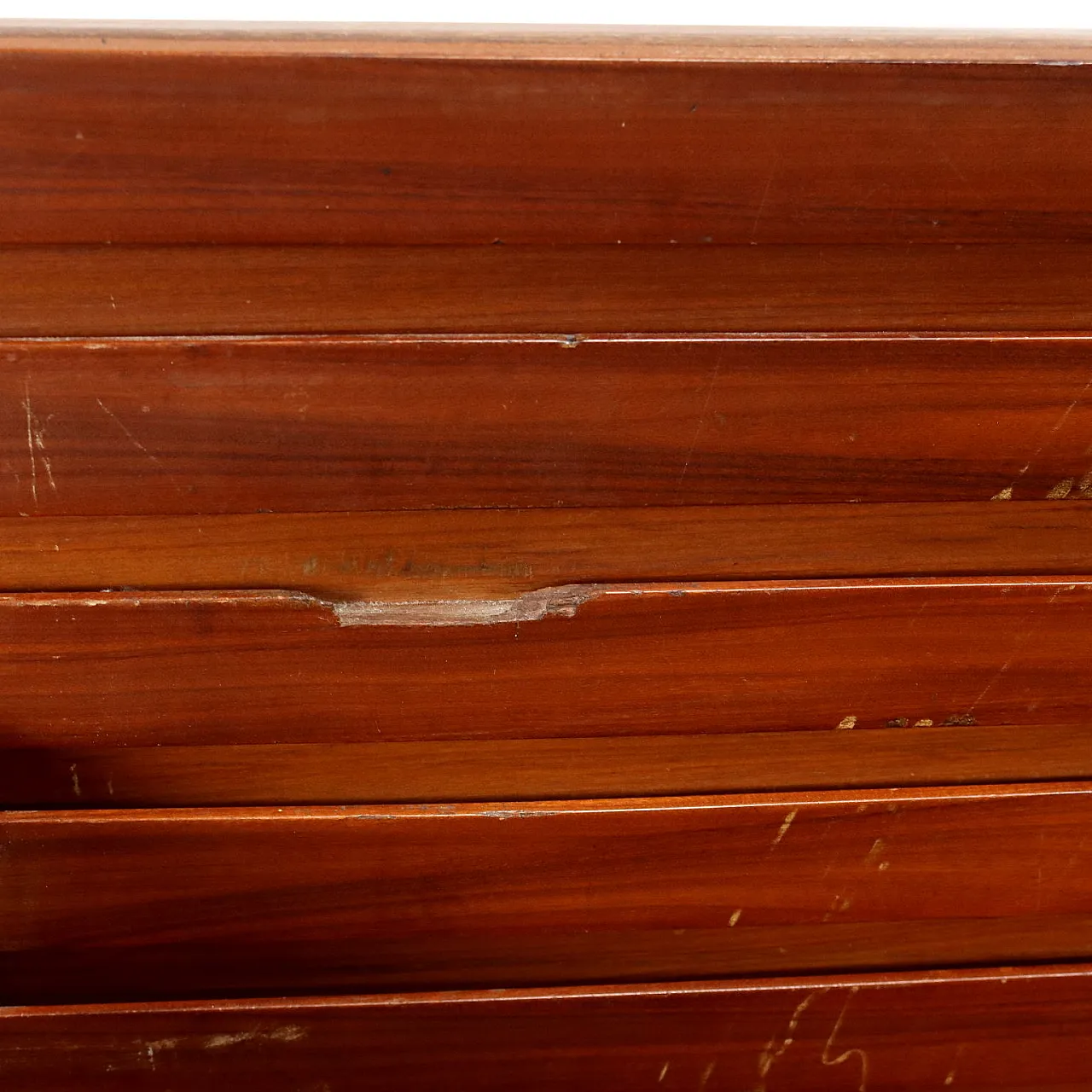 Letto matrimoniale in mogano impiallacciato, anni '60 7