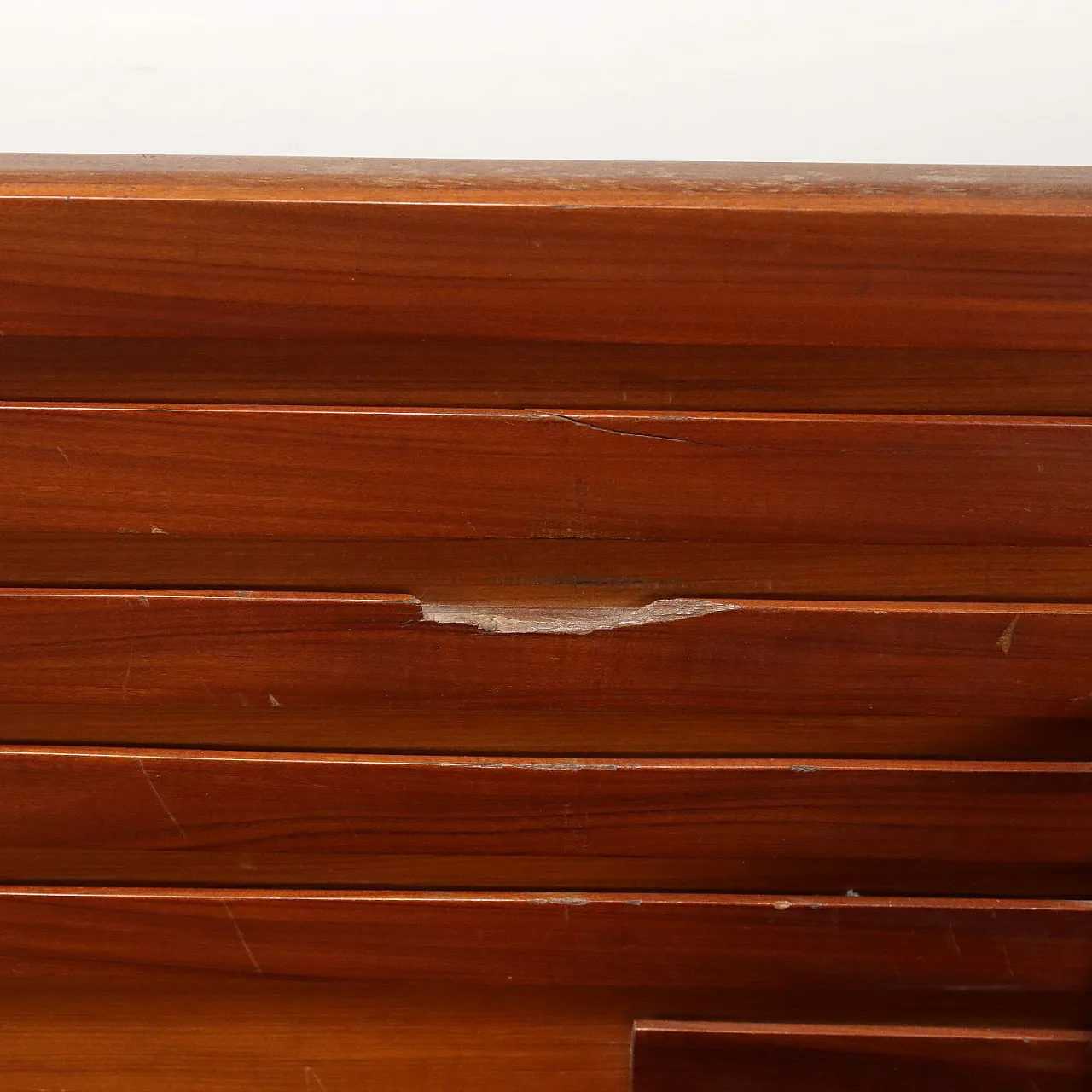 Letto matrimoniale in mogano impiallacciato, anni '60 8