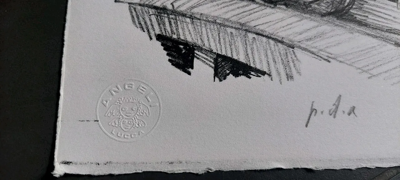 La Mattanza dei Tonni di Alberto Fremura, litografia, '900 5