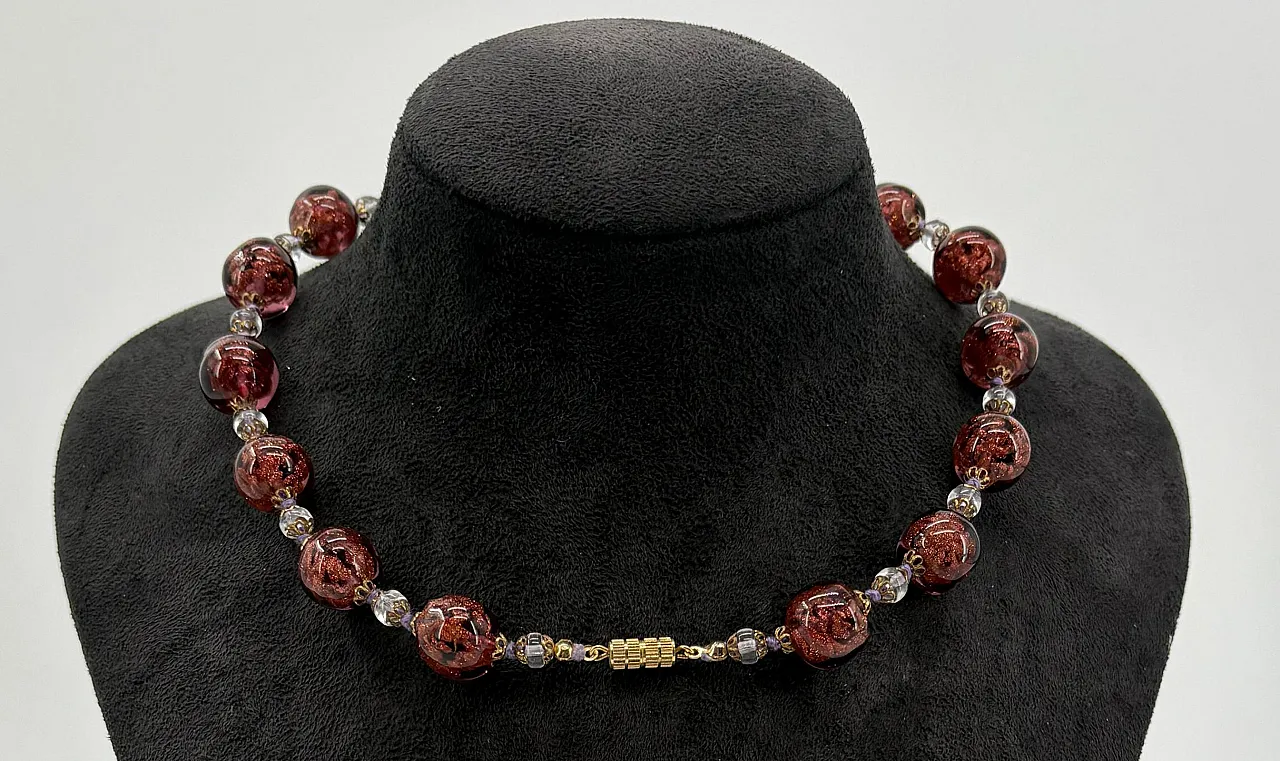 Collana vetro di Murano, anni '90 1