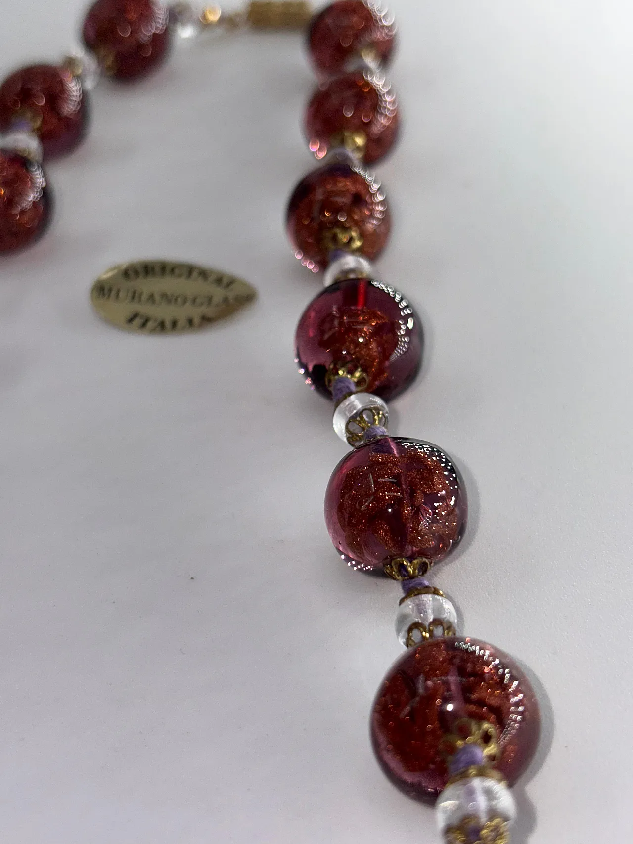 Collana vetro di Murano, anni '90 3