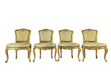 4 Louis XV chairs, 18th century