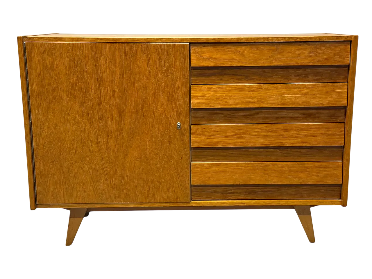 Credenza U‑458 in legno, anni '60 17