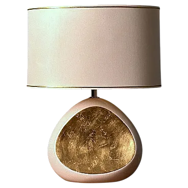 Lampada da tavolo Le Dauphin in porcellana, anni '70