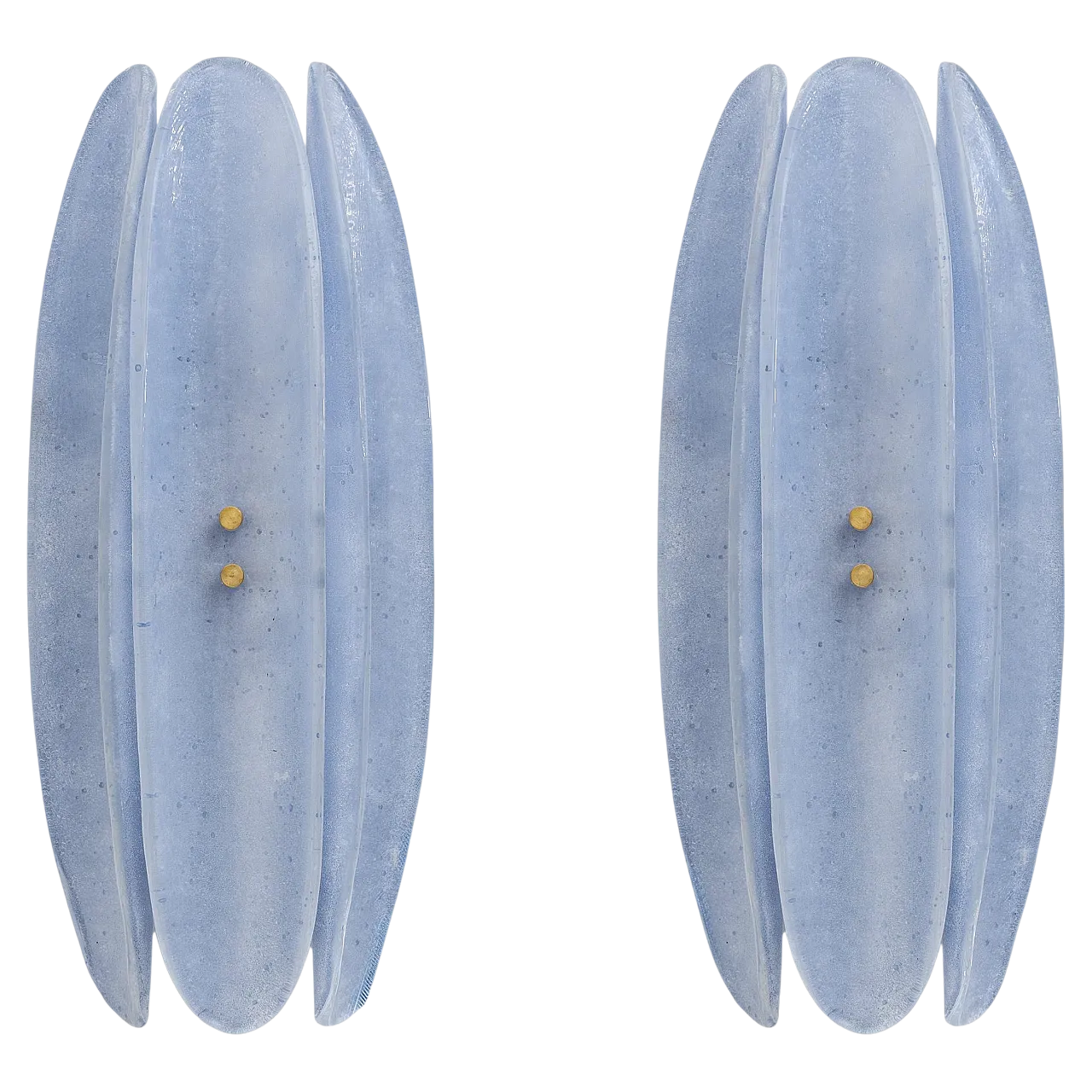 Coppia di applique Fontana Arte in vetro di Murano, anni 2000 9