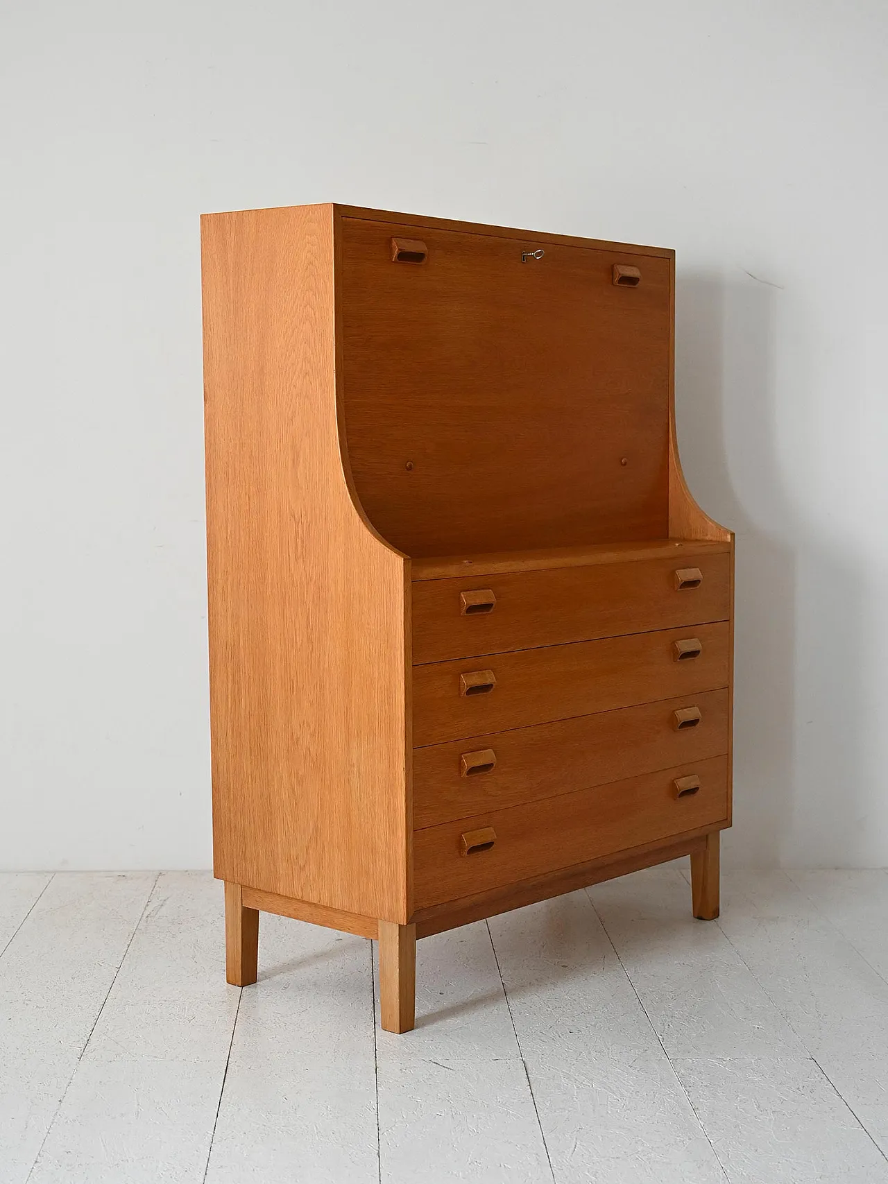 Secrétaire in the 60s oak by Børge Mogensen 4