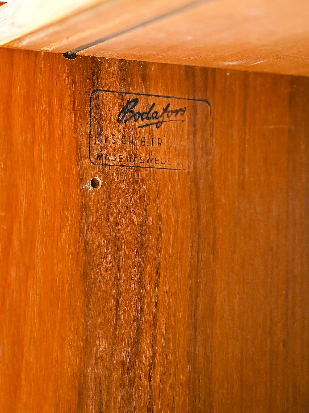 Scandinavian bookcase in 1960s B. Fridhagen for Bodafors 8