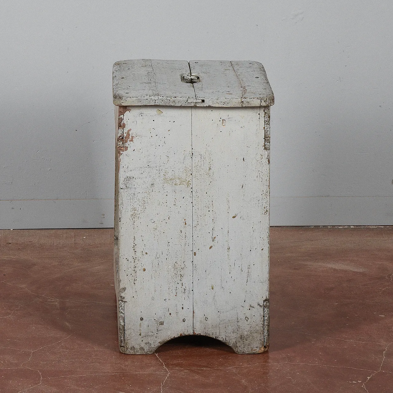 Wooden and metal work stool, late 20th century 4