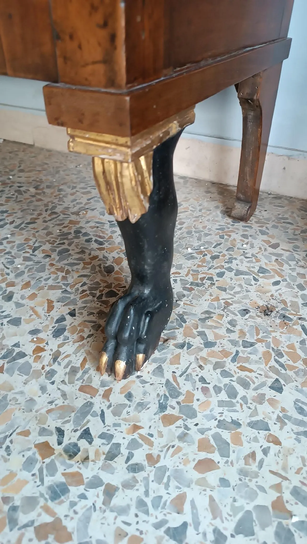 Empire wooden secretary desk, early 19th century 6