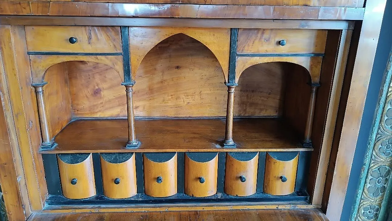 Empire wooden secretary desk, early 19th century 7