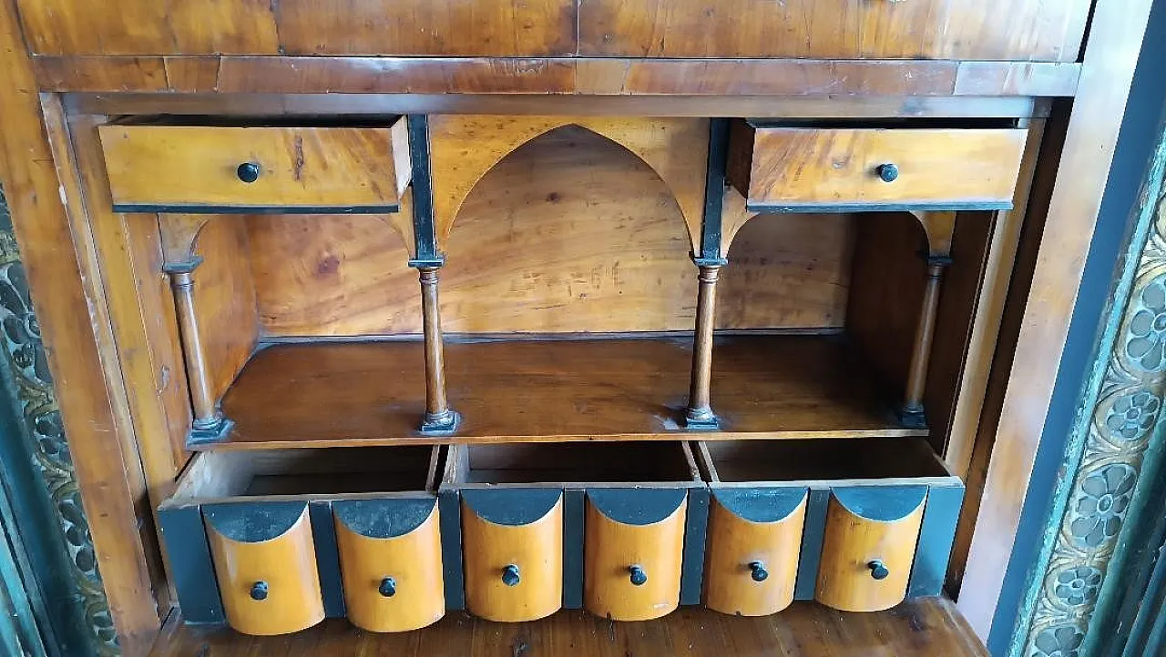 Empire wooden secretary desk, early 19th century 8