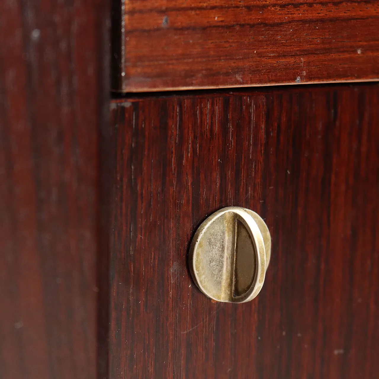 Libreria Acerbis in legno esotico impiallacciato, anni '80 10